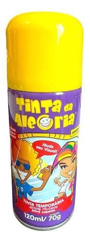  Tinta Da Alegria  Tinta para cabelo carnaval festa colorido tom amarelo tom amarelo