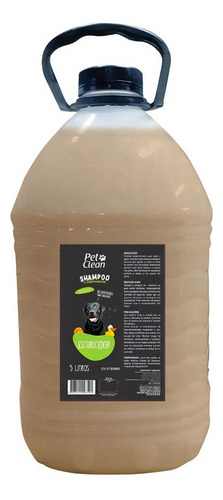 Shampoo Escurecedor 5 Litros Profissional - Pet Clean