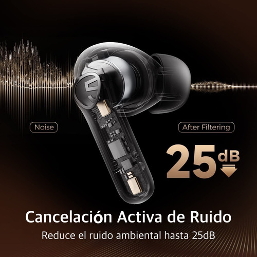 Imagen 5 de 8 de Audífonos Bluetooth Soundpeats Life Con Cancelacion De Ruido
