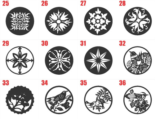 Kit 4 Quadros Mandalas Placas Decorativas Parede Mdf 25x25cm