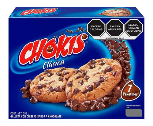 Caja Chokis Gamesa Con 14 Pzs De 399 Grs