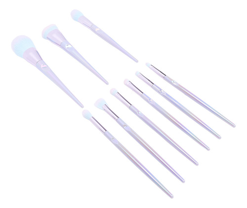 Set De Maquillaje Profesional De 9 Pinceles De Belleza Color