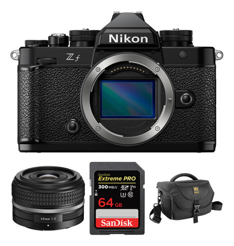 Cámara Nikon Zf Sin Espejo Con Lente 40mm F/2 Y Kit De Acce