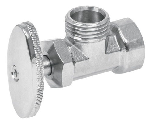 Llave Angular De Compresión 1/2 X 1/2 Cuerpo Metálico Electrix