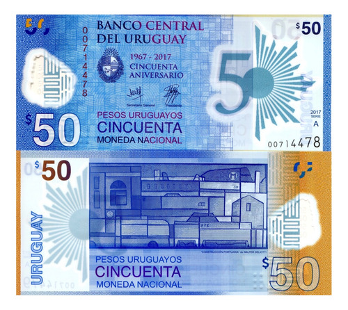 Uruguay - 50 Pesos - Año 2017
