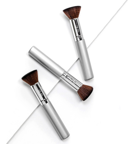 Brocha De Maquillaje Para Belleza, Cincel, Parte Superior Pl