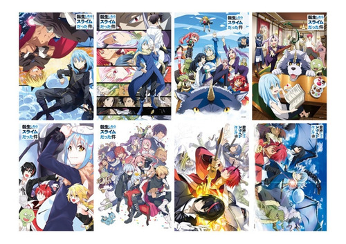 Tensei Shitara Slime Datta Ken Posters Setx8 