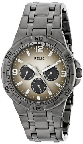 Relic Hombre Zr15546 Garrett Gunmetal Reloj- Envío Gratis