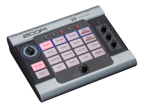 Zoom V3 Procesador Vocal Multi Efectos Para Voces