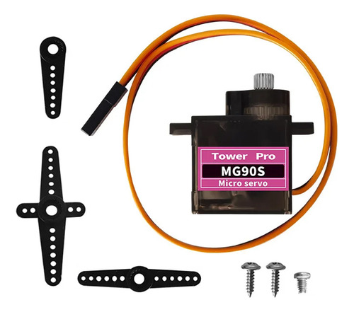 Servomotor Mg90s 180° Engranes De Metal
