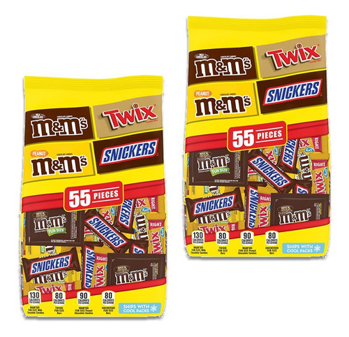 2 Chocolates Con Mani Mars Wrigley Lovers