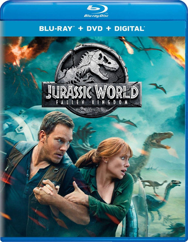 Jurassic World: El Reino Caido Combo Blu-ray + Dvd Original