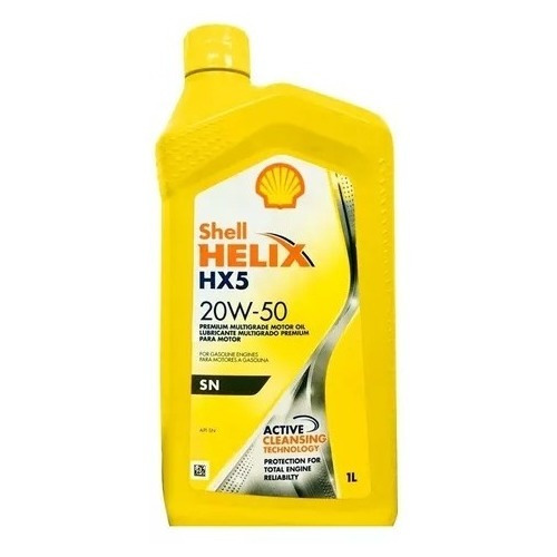 Aceite 20w50 Mineral Shell Helix Hx5 Api Sn