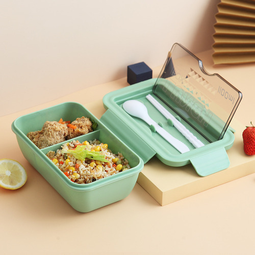 Lonchera Para Estudiantes: Bento Multicelular De 1100 Ml De