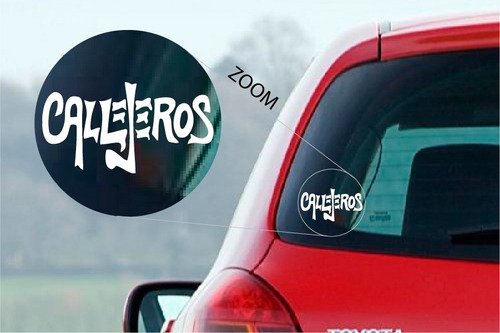Callejeros Logo Calco Sticker Vinilo Decoracion