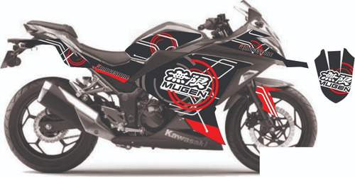 Calcos Kawasaki Ninja 300 Kit Personalizado