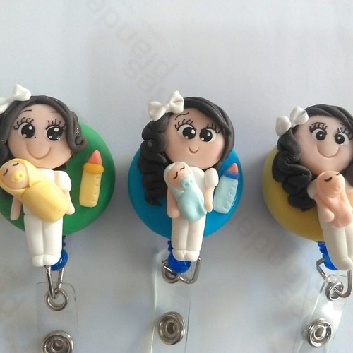 Imagen 2 de 12 de Yoyo Enfermera Decorado Varios Modelos De Pasta Flexible