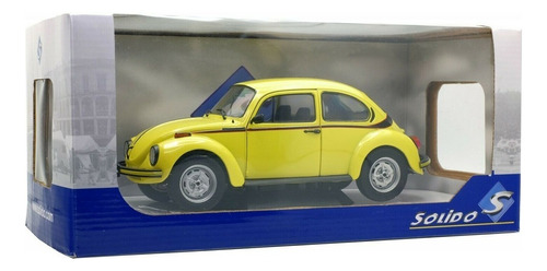 Volkswagen Beetle 1303 Sport Vocho Escala 1:18 Solido Color Amarillo