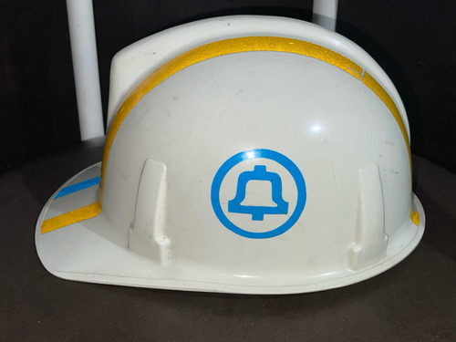 Antiguo Casco De Trabajador De Teléfonos