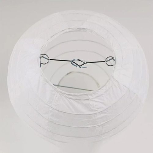 Farol De Papel Blanco Chino, Linternas De Papel Redondas Dec