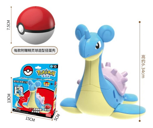Figura Pokémon Con Pokebola Para Ensamblar Original