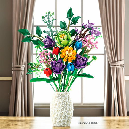 Soku Flores Bosque Esmeralda Bloques Coleccionables Premium