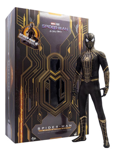 Spider-man Black & Gold Suit By Hot Toys 