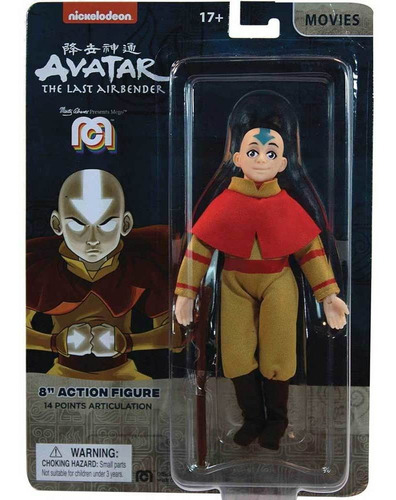 Figura de acción oficial de Mego Avatar The Last Airbender