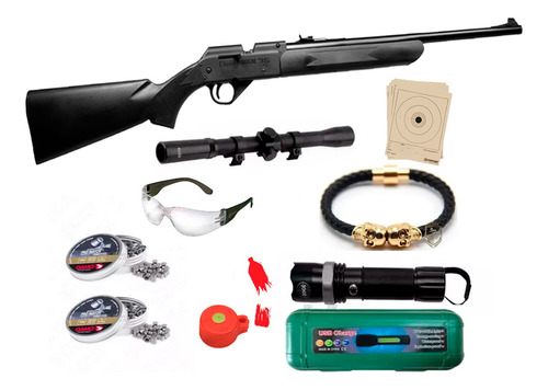 Kit Rifle Daisy Powerline 35 4.5 + Mira + Diabolos  + Dianas