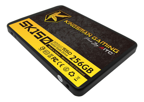 Imagen 2 de 2 de Disco Ssd Interno 256gb 2.5 Sata3 Aitc Kingsman Sk150