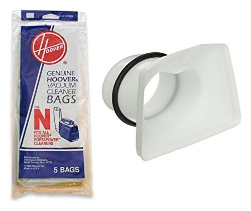 Hoover Portapower Ii Bags With Paper Bag Adapter And Rin Aah