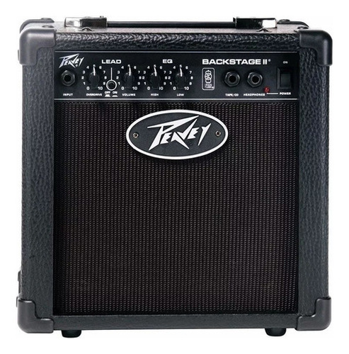 Amplificador Peavey TransTube Series Backstage Transistor para guitarra de 10W cor preto 220V