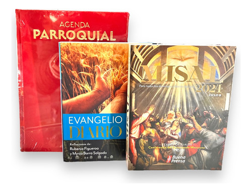 Evangelio Diario + Agenda Parroquial + Misal Anual Bp 2024