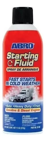 Spray  Liquido Arrancador Frio Motores Gasolina Diesel 