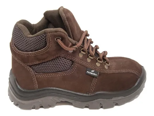 Bota de couro nobuck marrom fujiwara wbp ca 28105 2025