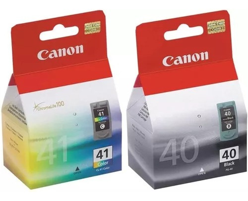 Pack Tintas Canon 40 Y 41 Originales Y Selladas Envío Gratis