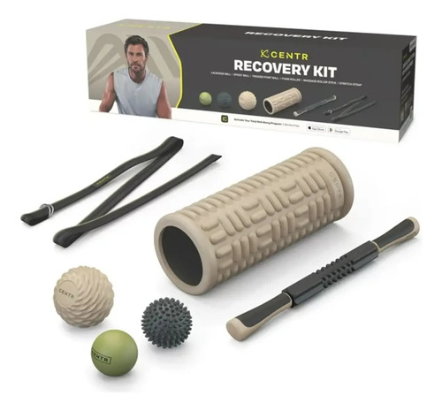 Kit De Masaje Fitness Ejercicio Terapia 6 Pzas Centr