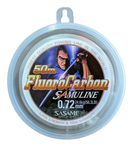 Nylon Sasame Fluorocarbon Samuline 0,72mm 50mts 24,6kg