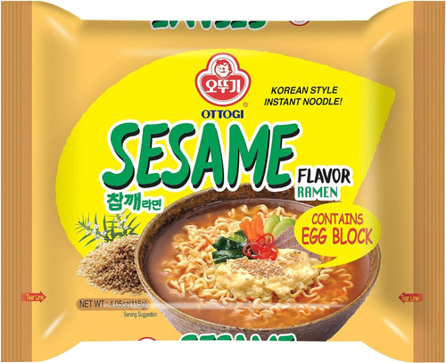 Ramen Coreano Ottogi Sesame 1 Pieza