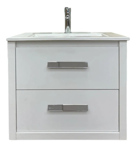 Mueble De Baño Colgante Zamba 60cm Blanco Campi Blanco Blanco Un Agujero