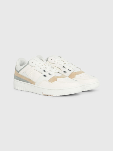 Tenis Blancos Con Monograma De Hombre Tommy Hilfiger