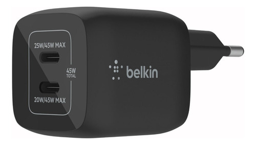 Cargador Belkin Dual Usb-c Boost Pro 45w Universal - Cover