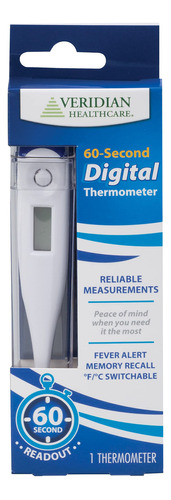 Veridian Healthcare Termometro Digital | Lectura De 60 Segun