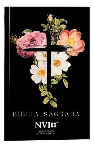 Bíblia Feminina | Nvi | Letra Hipergigante | Capa Dura | Flores Cruz
