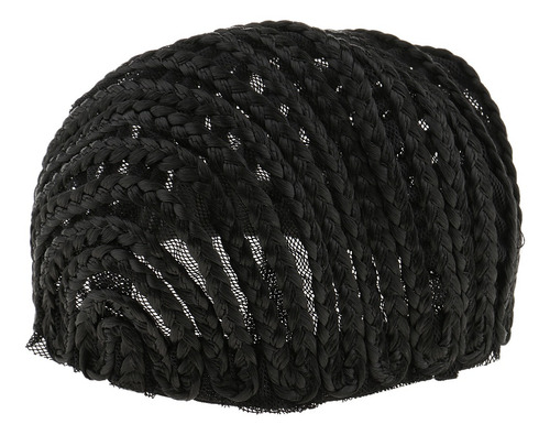 2 Piezas Negro Gorra De Peluca Elástico Uso Profesional