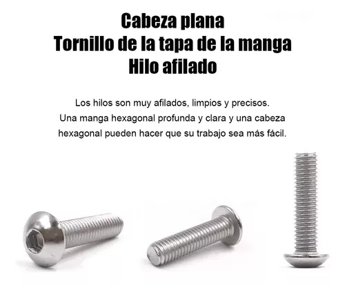 Kit Tornillos M3/m4/m5 Hexagonal Cabeza Redonda Imrpresion3d