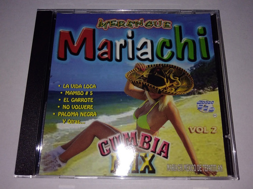 Mariachi Mexico Merengue Cumbia Mix Vol.2 Cd Nac 2003 