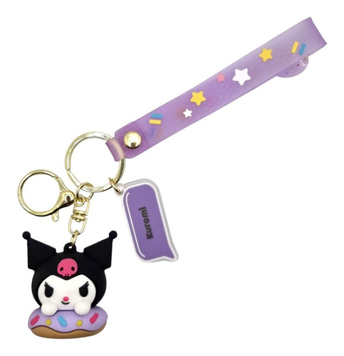 Llavero Kuromi Sanrio Hello Muñeca Kity Kawaii