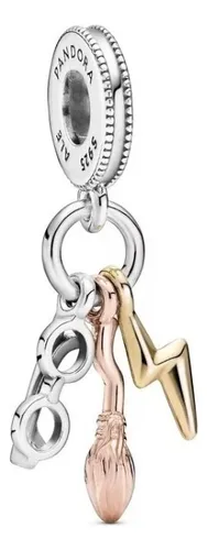 Charm Pandora Harry Potter Escoba Lentes Rayo Plata S925 Cuotas