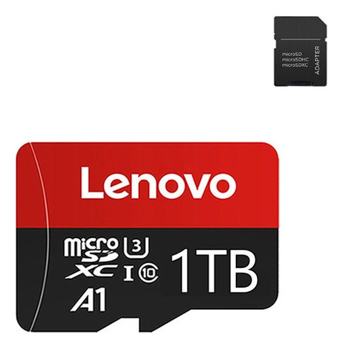Tarjeta De Memoria Micro Sd Lenovo 1tb A1 C10 U3 100mb/s